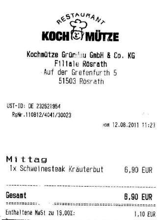 pbns H�ffner Kochm�tze Restaurant